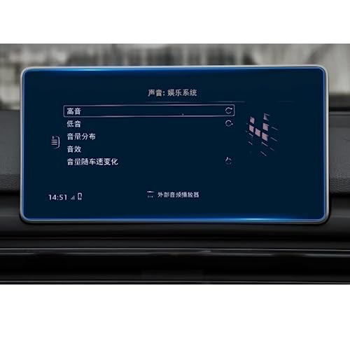 Écran tactile rayé ? Le film protection en verre trempé autoradio pour A4 S4 B9 8,7" résout tout