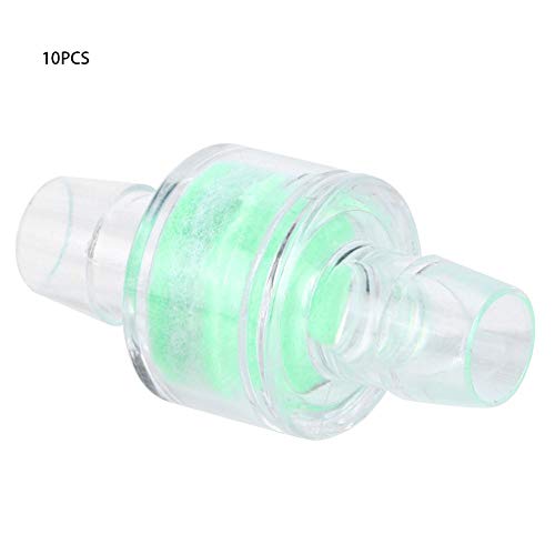 Filtro de tubo, 10 pcs ABS Verde Aquário Bomba de Água Tubo de Silicone Filtro de Tanques de Peixes