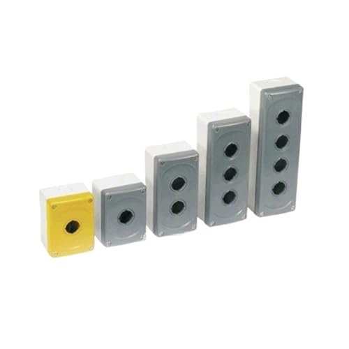Boîte à boutons en plastique MEP3-0 boîtier 4 trous robuste et étanche