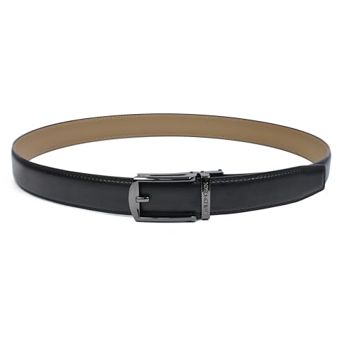 Image of WildHorn Men's Genuine Leather Belt for Men| Premium Auto-Lock Buckle | Adjustable up to 48 inch | Formal & Casual Wear | Micro-Adjust Fit | Stylish Gift Box Included