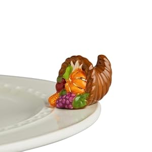 Nora Fleming Autumn’s Bounty – Hand-Painted Ceramic Thanksgiving Decor – Fall Minis for The Home and Office