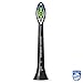 Philips Sonicare Original W2 Optimal White Standard Sonic Toothbrush Heads - 8 Pack in Black (Model HX6068/13)