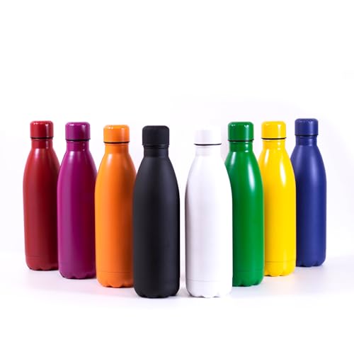 YOSTIC Botella de Agua Personalizada con Nombre. Bidón 790ml y de Gran Capacidad. IMPRESIÓN Directa EN LA Botella. Bote de Aluminio