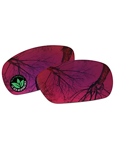 Image of Raydi Polycarbonate Replacement Lenses & Nosepads for Maui Jim Black Coral MJ249 Sunglasses