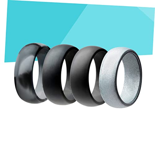 Anillos de boda de silicona para mujer y hombre miniatura 5