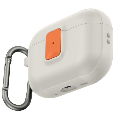 Funda AirPods Pro 3 con cierre anticaídas y efecto bicolor para máxima protección de estuche