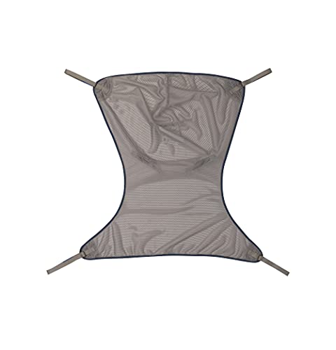 Invacare Premier Comfort Sling for Patient Lifts, Net Fabric, Small, 2485968,Binding; Navy, Body; Gray