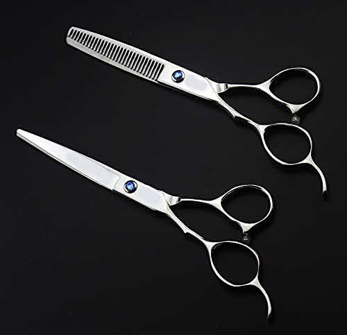 Ciseaux de coupe de cheveux pour coiffure et ciseaux amincissants de main gauche