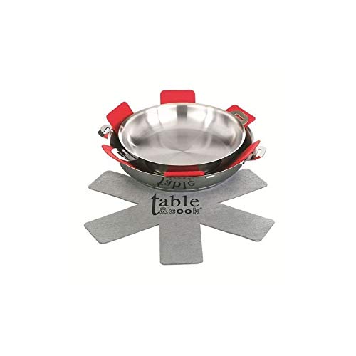 TABLE&COOK FEUTRINE DE PROTECTION (LOT DE 2) D.37.5CM ROUGE/GRIS