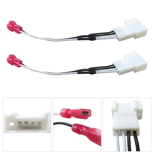 2024 Upgraded 2Pcs Car Front Dash Tweeter Speaker Wiring Harness for Toyota 4Runner 2012-2022