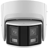 BV-Tech 6MP True Color Panoramic Security Camera - DarkFighter Tech, 120dB WDR, Human & Vehicle Classification, 2-Way Audio, IP67 Weatherproof Compatible with Hikvision NVR