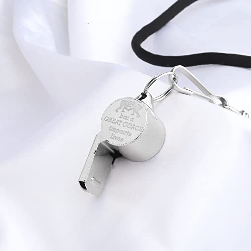 Silbato para entrenador de lucha con cordón miniatura 6
