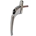 Price comparison product image ERA 40mm Chrome Maxim Inline Locking Window Handles | for Use On PVCu, Aluminium, & Timber Windows