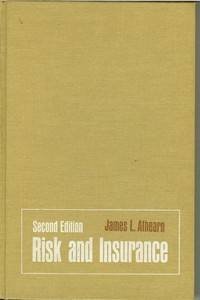 Risk and insurance (Risk and insurance series) 0390039101 Book Cover