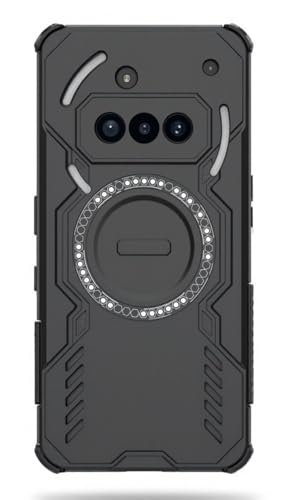 Image of ShieldTech Back Cover Case for Nothing Phone 3a 5G | 360 Protection Mobile Phone Case Mag-Safe | Camera Protection | Back Cover for Nothing Phone 3 a 5G / 3a 5+G - Black TPU+PC