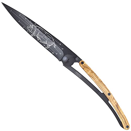 ディージョ(Deejo) Giant deejo 390g Prime cuts DJ-0152 シルバー サイズ:全長/430mm、収納時/235mm、ブレード/190mm