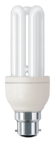 PHILIPS Genie Stick energy saving bulb 14 W, Bayonet cap, Warm white - PACK OF 4