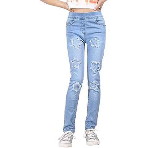A2Z 4 Kids Girls Ripped Flared Jeans Cover