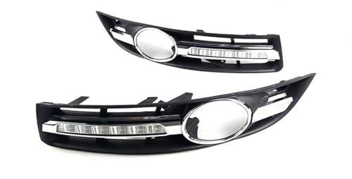 Luz de circulación diurna para VW Passat B6 2005-2011 con lámpara antiniebla LED DRL bicolor