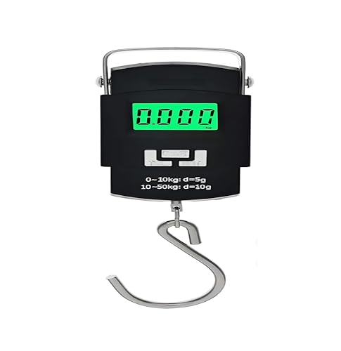 Image of GTT 50 kg Hanging Scale | Weight Machine for Luggage Weighing Scale | Bag Weighing Scale for Luggage Suitcase | Gas Cylinder & Travel | (New hanging scale)