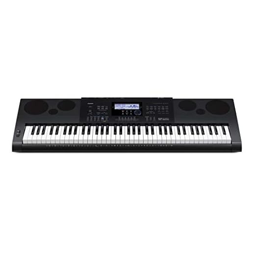 Casio WK-6600 76-Key Workstation Keyboard with Power Supply Black medium