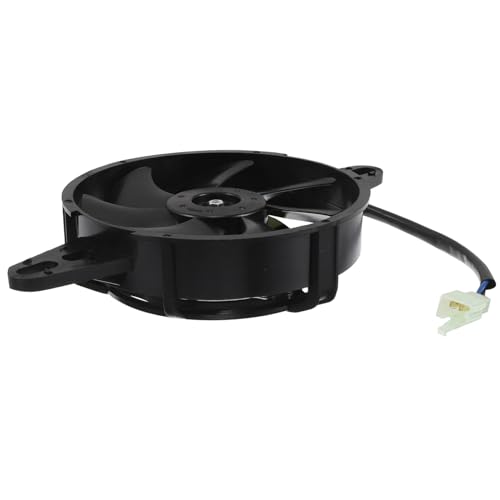Ventilador de radiador de moto ORFOFE y enfriador de aceite negro
