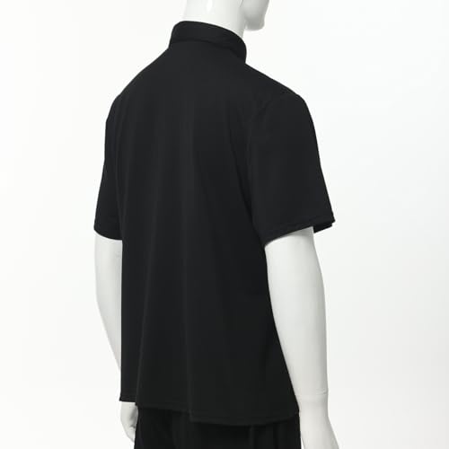 Men's Clergy Tab Collar Polo Shirt Short Sleeve Pastor Minister Preacher Shirt3