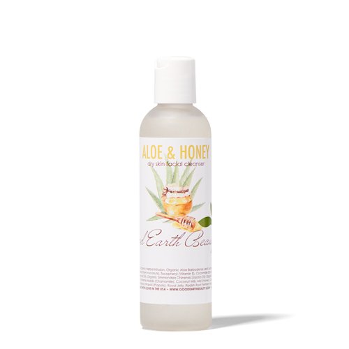 Limpiador facial - Aloe, leche de coco y miel para piel seca, lavado facial, 4 onzas disponible en Yaxa Peru
