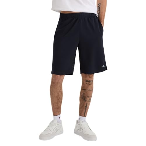 Champion Men's Sport Shorts, Standard Fit, 10 Inch Inseam, Lightweight Fabric, Moisture-Wicking, Available in Regular and Big & Tall, Navy, XX-Large - image 1