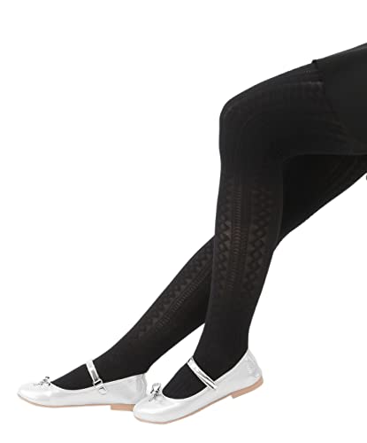 SIRRI Girls High Waist Tights Cute Patterned Knit Stocking2