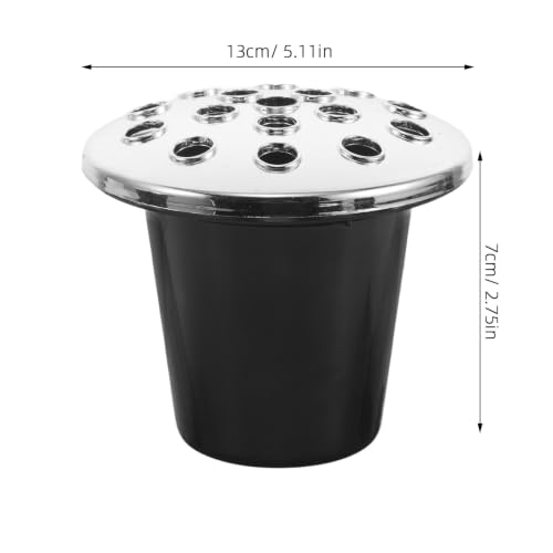 Florero para cementerio de loto con soporte estable de plástico grueso pack de 4 3