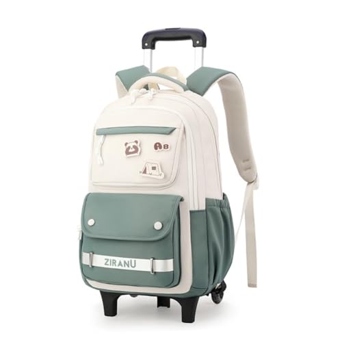 EKUIZAI Trolley Rolling Backpack for Girls