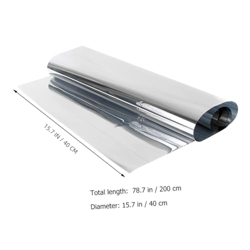 Lurrose Vinilo para Ventana Color Plata 200x40 cm miniatura 4