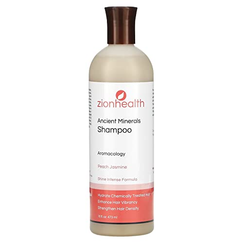 Zion Health Adama Ancient Minerals Peach Jasmine Shampoo 16 Fluid Ounce