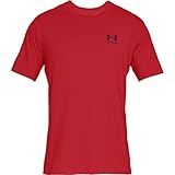 Under Armour Herren Sportstyle Logo Tank sportliches Muskelshirt aus superweichem Stoff, ärmelloses Sportshirt mit loser Passform, Red / Black, M