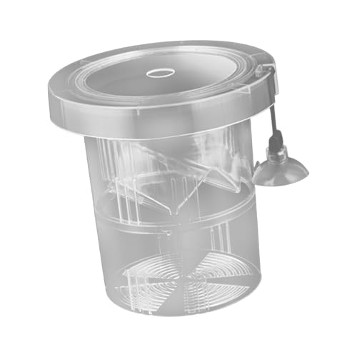 KQFCAZRE 水槽用孵化場インキュベーター飼育箱、小型稚魚用アクリル製ブリーダー隔離仕切り孵化箱, 12×12cm