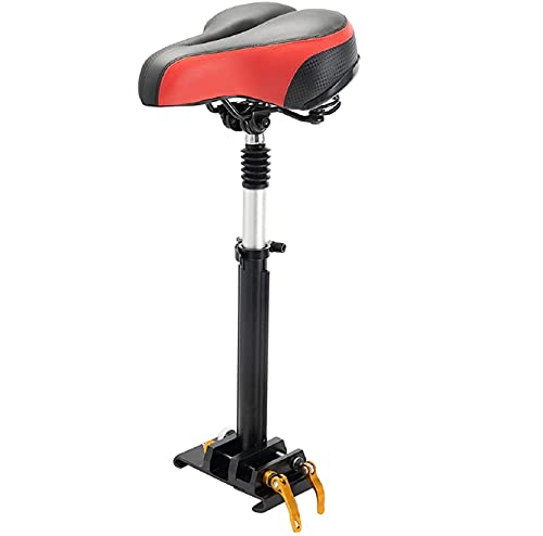 RCB Asiento de Patinete Eléctrico Xiaomi, Altura Ajustable, Accesorio Adecuado para Ancho de Pedal 14-15cm, Grosor del Borde del Pedal 1,0-1,2cm