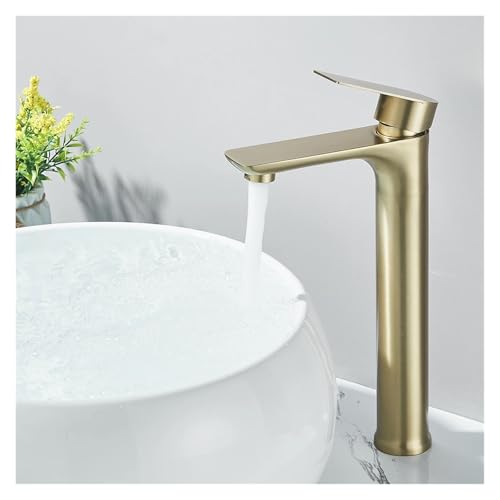 Robinet de lavabo avec mitigeur eau chaude et froide en acier 304 pour réguler la pression