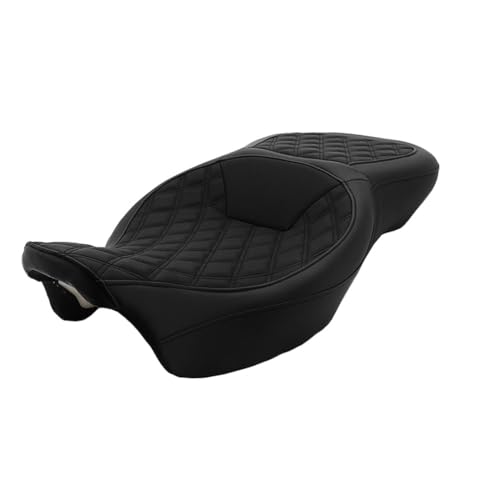 Asiento delantero trasero para motocicleta que elimina el dolor lumbar en rutas