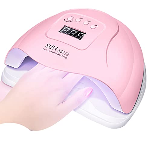 Homesen Lâmpada de Unha LED UV Fonte de Luz Dupla 120 W Máquina de Fototerapia Por Indução Ligent 4