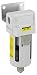 PneumaticPlus SAF4000M-N04B Compressed Air Particulate Filter, 1/2" NPT, Manual Drain, Poly Bowl, 10 μm