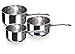 Bekaline 12066974 Chef Série de 3 Casseroles en acier Inoxydable 16/20 cm