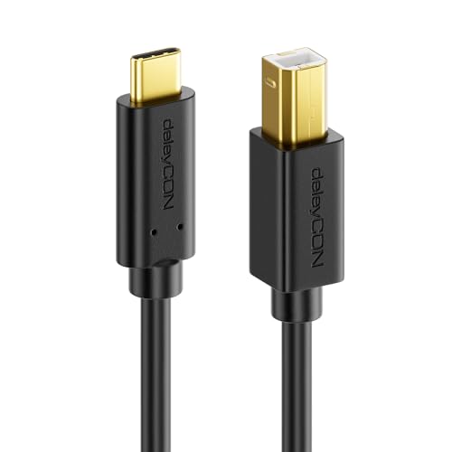 USB-C Kabel 3m Deleycon für Drucker und Scanner