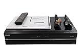 Toshiba VHS to DVD Recorder VCR Combo VHS Tape Transfer Machine w/ Remote, HDMI