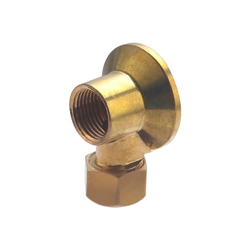 Raccord Bicone (a Visser) pour Tube Cuivre Coude Applique Murale Ø14 - Femelle 15x21 (1/2) NOYON & THIEBAULT