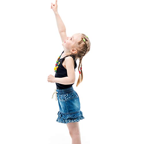 Coobey 5 Pack Toddler Kids Cotton Tank Top Undershirts Boys or Girls Soft Undershirt Tees (3-4T, Black) - Thumbnail 7