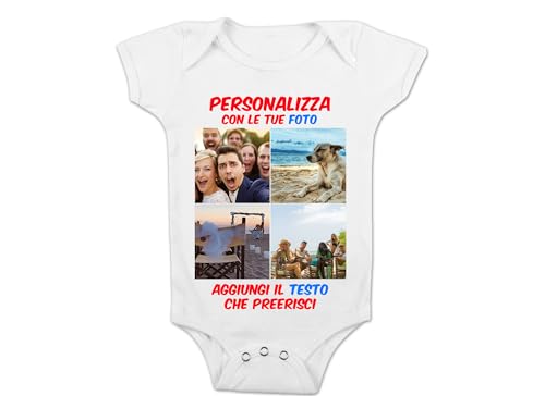 T-shirteria Body Neonato Personalizzato Scritta e
