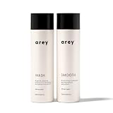 Arey Shower Duo | Daily Wash Shampoo and Smooth Conditioner Set | Delay + Reduce the Signs of Aging Grey Hair | Retain Moisture, Promote Smoothness | Vegan, Gluten-Free & Cruelty Free (2 Pack)
