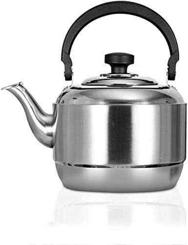 Bouilloire en acier inoxydable grande capacité 5l pour plaque gaz et électrique