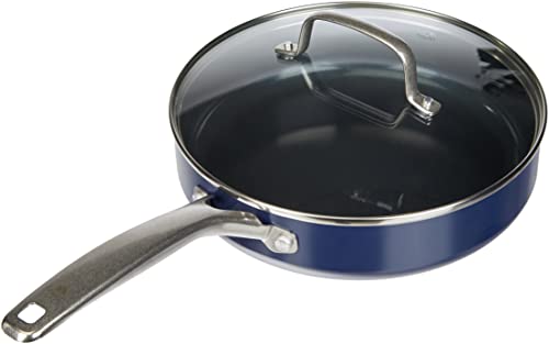Blue Diamond Sauteuse en Céramique 24 cm et son Couvercle BLUEA24